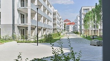 Photo Exterior view of Augusta & Luca residential building in Augsburg