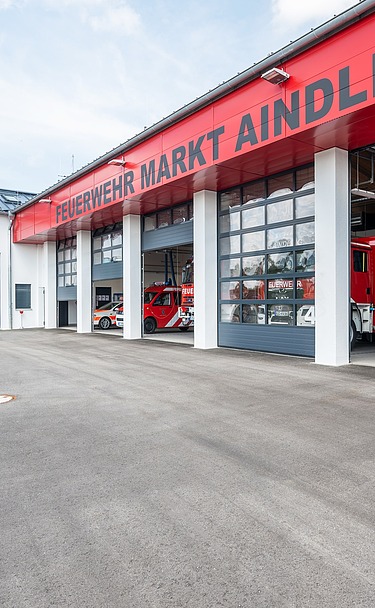 Foto Außenansicht Feuerwehrhaus Aindling