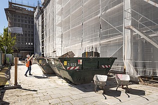 Photo construction site Landwirtschaftliche Rentenbank Frankfurt am Main