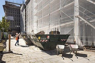 Photo construction site Landwirtschaftliche Rentenbank Frankfurt am Main