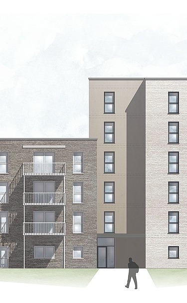 Visualisierung Wohnungsgebäude