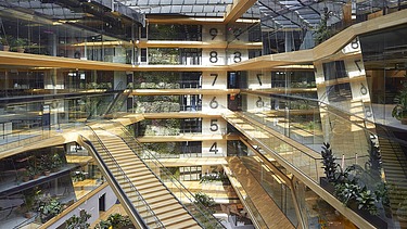 Interior view of the headquarters