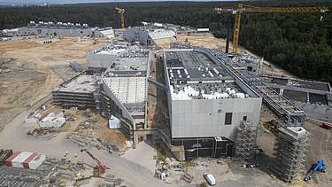 Photo construction site FAIR Research Center Darmstadt