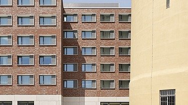 Hotelzimmer mit Blick auf den Wasserturm 