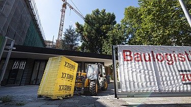 Photo construction site Landwirtschaftliche Rentenbank Frankfurt am Main