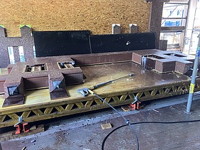 Photo of prefabricated parapet elements