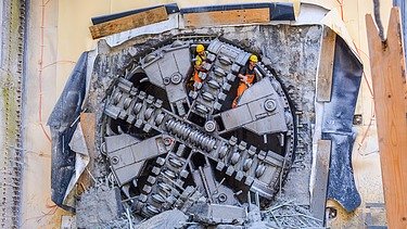 Foto Bohrer Projekt Metro Anschluss Nordhavn Kopenhagen