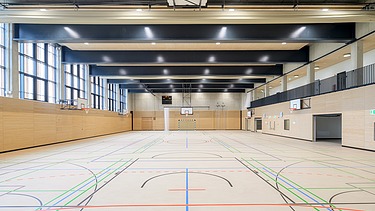 New school sports hall Am Breiten Luch in Berlin-Neu-Hohenschönhausen 