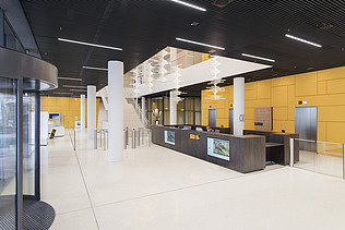 Eingangsbereichs eines Bürogebäudes