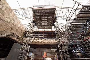 Photo construction site Frankfurt am Main main station