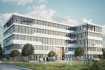 Visualization office building Sauer 3D