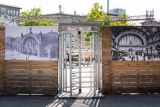 Photo construction site Frankfurt am Main main station