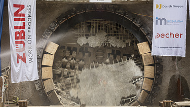 Photo: New construction of the Ibbenbüren mine water channel