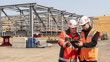 Foto Baustelle Forschungszentrum FAIR Darmstadt