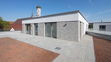 New construction of the Dreifaltigkeitshof retirement home, Ulm