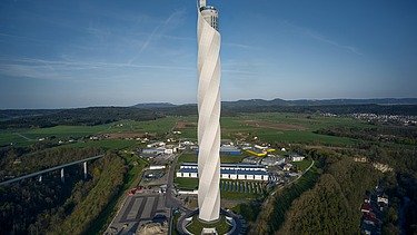 Picture of the complete TK Elevator Test Tower in Rottweil