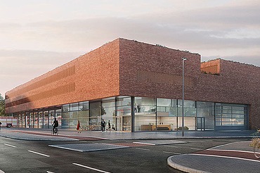 Visualization of the fire station building