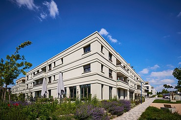 Außenansicht des Wohngebäude Albterassen