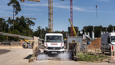 Photo construction site FAIR Research Center Darmstadt