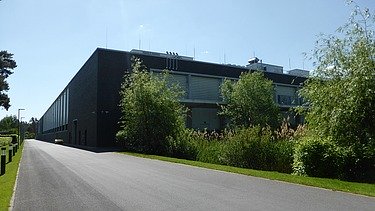 Service road to Orafol Hall 11 in Oranienburg