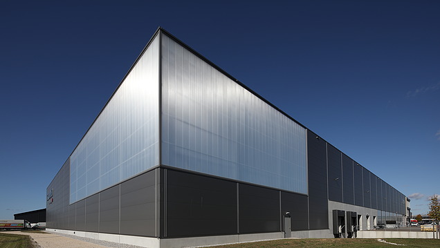 Foto Neubau einer Lager- und Produktionshalle der Firna Gruma in Friedberg