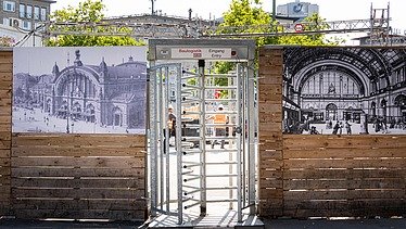 Photo construction site Frankfurt am Main main station