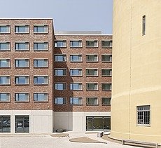 Hotelzimmer mit Blick auf den Wasserturm 