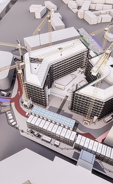 Visualisierung Forschungsgebäude