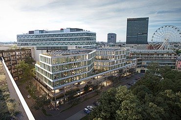 Photo LOVT VIBE office complex in Munich in timber-hybrid construction