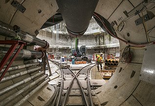 Photo: New construction of the Ibbenbüren mine water channel