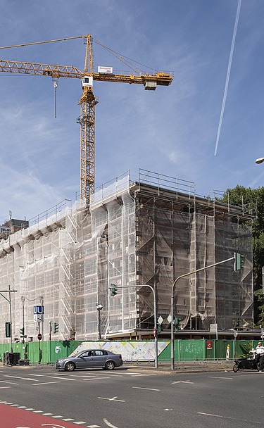 Photo construction site Landwirtschaftliche Rentenbank Frankfurt am Main