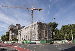 Photo construction site Landwirtschaftliche Rentenbank Frankfurt am Main