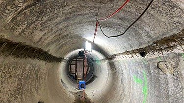 Foto von Inneren eines Tunnels