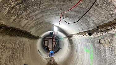 Photo of the inside of a tunnel
