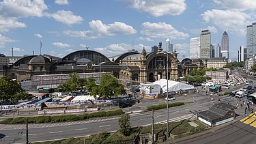 Photo construction site Frankfurt am Main main station