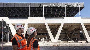 Photo construction site Terminal 3 Frankfurt Airport