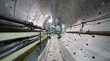 Photo construction site for the Amsterdam North-South subway line