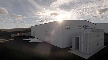 Visualisierung Betriebsgebäude