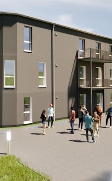 Visualisierung Neubau Lehrlingswohnheim