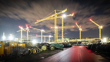 Photo construction site FAIR Research Center Darmstadt