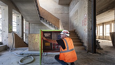 Foto Baustelle Landwirtschaftliche Rentenbank Frankfurt am Main