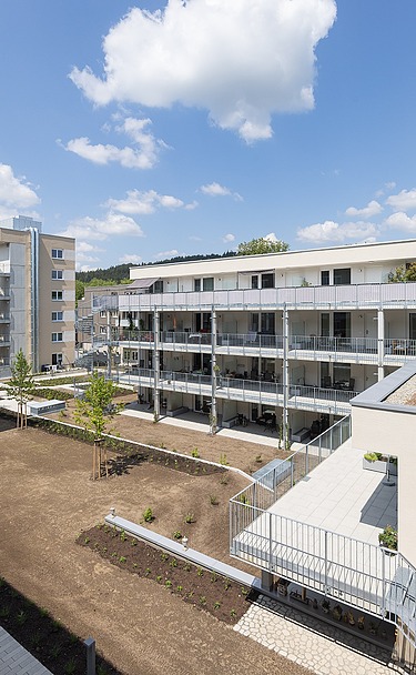 Foto Quartiersentwicklung „Wohnen in den Fehrle Gärten“, Schwäbisch Gmünd