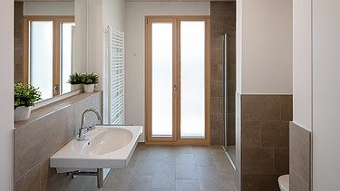 Badezimmer der CARL Wohnungen