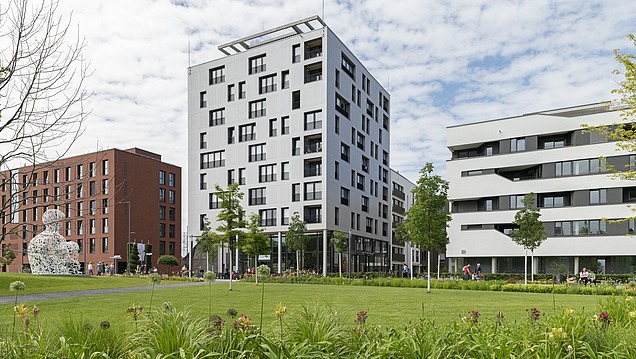 Photo SKAIO Heilbronn wooden high-rise