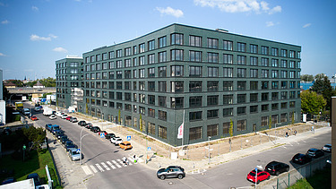Exterior view of the INK Inspire Neukölln in Berlin