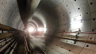 Photo construction site for the Amsterdam North-South subway line