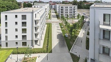 Photo Exterior view of Augusta & Luca residential building in Augsburg