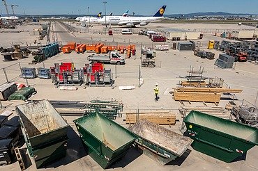 Foto Baustelle Terminal 3 Flughafen Frankfurt am Main
