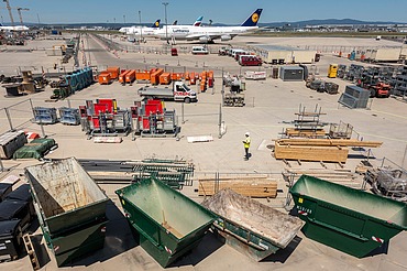 Photo construction site Terminal 3 Frankfurt Airport