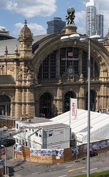 Foto Baustelle Hauptbahnhof Frankfurt am Main